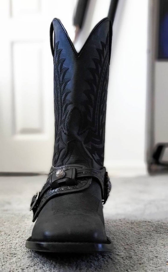 Corcoran 10-Inch Black Leather Jump Boots | Stompers Boots