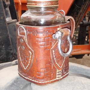 Steampunk Leather Armored Coffee Mug: Fork-liftable image 4