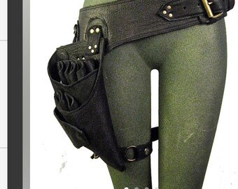 Custom Hairdressers Scissor Holster and waist pouch for Luis