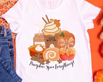 Pumpkin Spice Everything PNG | Fall Shirt Design (Digital Download)