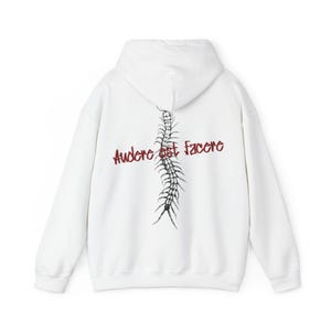 Inspiring Latin Text Hooded Sweatshirt, Audere est facere Hoodie, Unisex Pullover, Latin Quote Jumper, Latin Language Sweater, Latin Motto