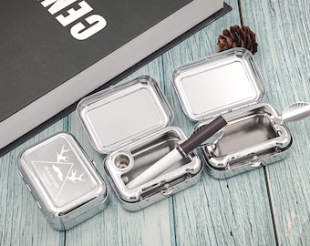 Custom Metal Ashtray - Personalized Men's Ashtray - Groomsmen Gift - Gift for Dad - Boyfriend Gift - Birthday Gift - Cigarette Accessories
