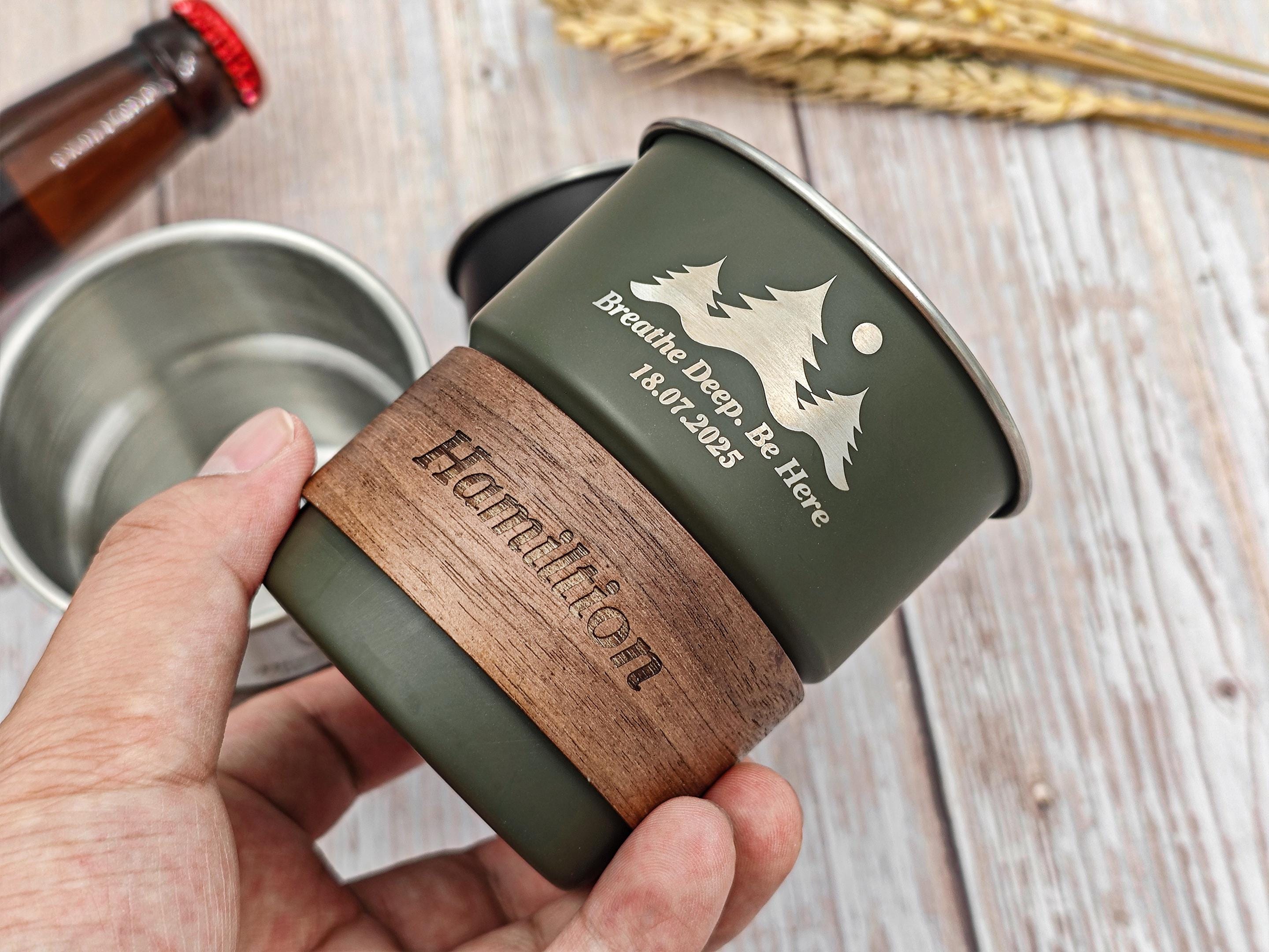 Portabottiglie personalizzato per birra, nome personalizzato, cassa di legno, contenitore, portabottiglie da 6 bottiglie, regalo di compleanno, per papà, nonno, apribottiglie, cesto regalo - Italia