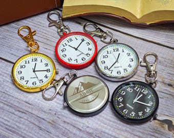 Custom Engraved Pocket Watch: Groomsmen Gift, Wedding Keepsake
