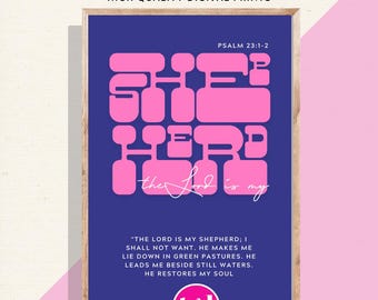 Trendy Christian Wall Art, Christian artwork, Scripture wall art, Apartment Aesthetic, Trendy Wall Art, Bible verse print, Funky Wall Art