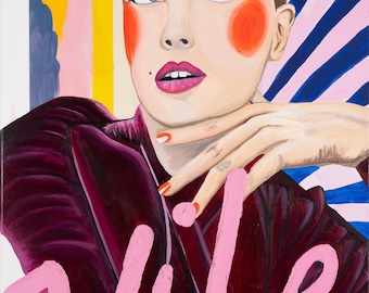 Fine Art Print "Vibes" - Modern Pop Art Kunstwerk (Print on Demand)