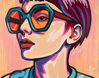 Fine Art Print "Color Clash" - Modern Pop Art Kunstwerk (Print on Demand)