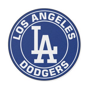 Stylish Los Angeles Doyers Round Vinyl Stickers | Sports Fan Decor, Car Bumper Stickers, Gift for Dodgers Fans, Collectibles, LA Pride