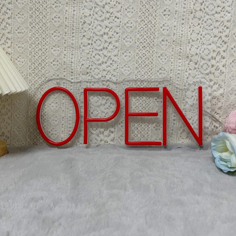 Open Neon Sign,neon Open Sign for Store Window,open Closed Light,open ...