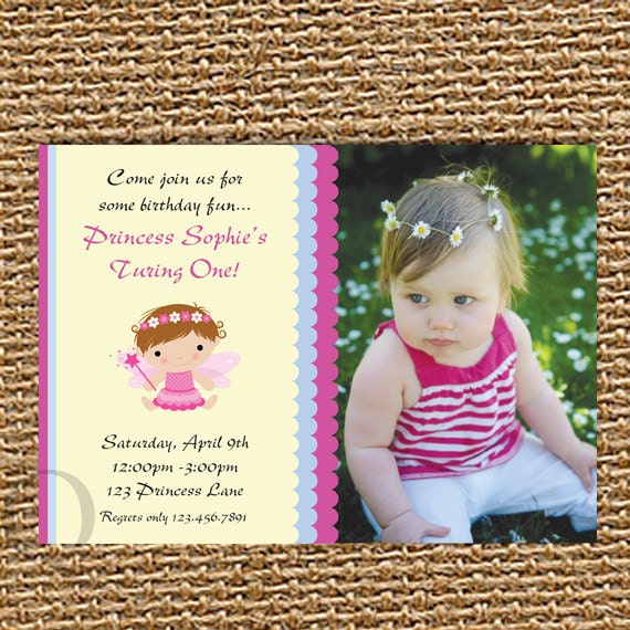 Fairy Invitation, Fairy Birthday, Printable Invitation, Birthday Invitation, Fairy Princess, First Birthday, Custom Invitation, Fairy Party Il_570xn