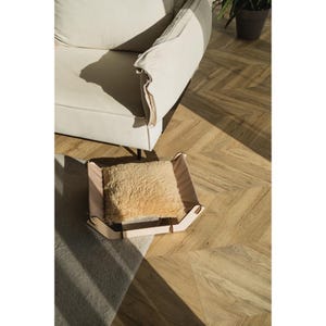 Sunny Sand Fur-Lined Pet Hammock Bed