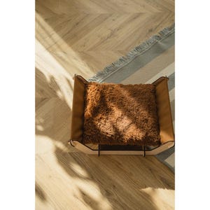 Forest Bark Fur-Lined Pet Hammock Bed