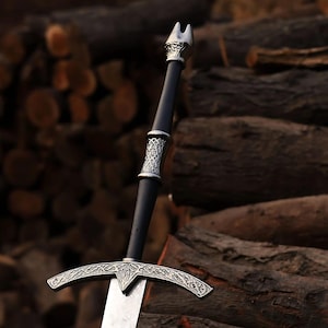 Handmade Replica Sword | Collectible Fantasy Sword, Perfect Gift for Him, Cosplay Display Prop, Decorative Sword, Unique Gift for Collectors