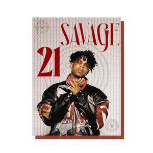 21 Savage Digital Poster