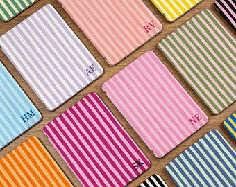 Personalized stripes iPad Case Cover with Pencil Holder For iPad Air 5/6/7 iPad Pro 9.7''11'' 12.9'' Mini 6/7 iPad 10.2" 10.9" 2025 iPad A16