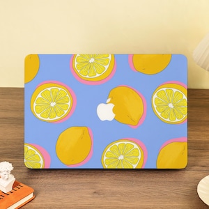 Bright Lemon Macbook Case 2025 New Laptop Cover For Macbook Air 11/13/15 inch M4 A3241 A3240 Macbook Pro 13/14/15/16 Macbook Retina 15/13
