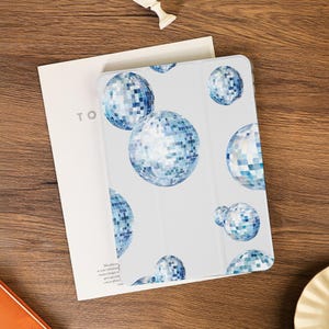 Silver Light Ball iPad Case with Pencil Holder Cover For iPad 11/10/9 iPad Pro 9.7&quot; 11&quot; 12.9 inch iPad Air 7/6/5 iPad Mini 7/6/5 Case 2025