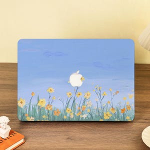 Blue Sky Flowers MacBook Case For Macbook Air 15/13/11 2025 M4 A3240 A3241 Hard Laptop Cover For Macbook Pro 16/15/14/13 inch 2024 M3 M2 M1