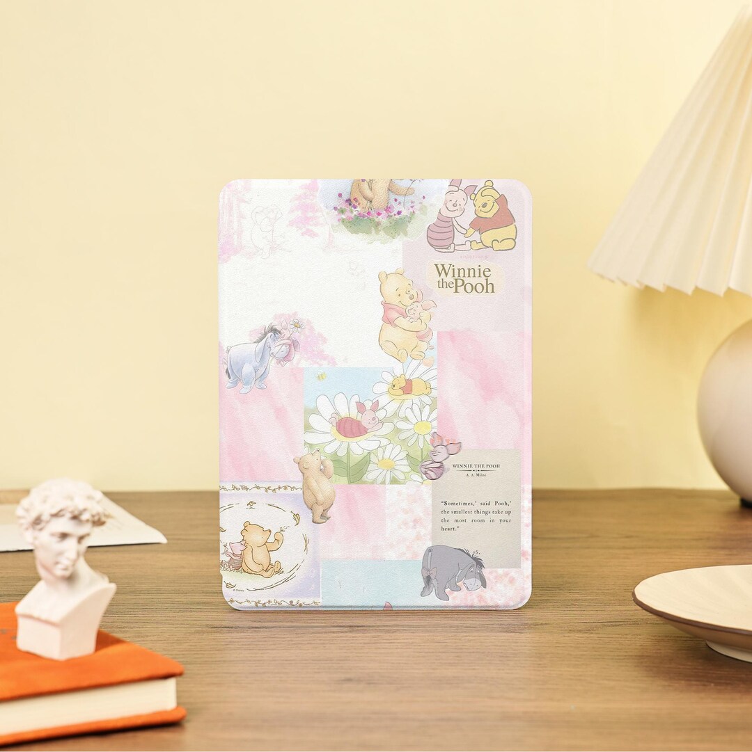 Pink Winnie the Pooh Cute Personalization All New Kindle Case With Hand ...