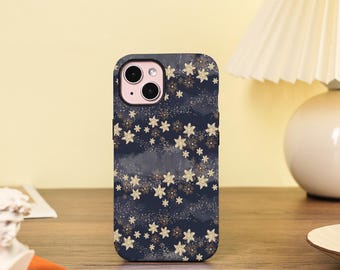 Leuke Ster Zwart Hard Phone Case Cover Voor Nieuwe iPhone 17 Pro Max 17Air 17Pro 16/15/14/13/12 pro max 16 15 14 plus 16e 12/13 mini XS X XR SE