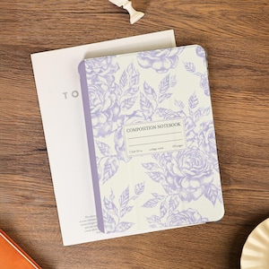 Funda para iPad estilo cuaderno de composición vintage con soporte para lápiz para iPad Air 4/5/6/7, iPad Pro 9.7'', 11'' y 12.9'', iPad Mini 6/7, iPad 10.2'' y 10.9'', iPad 2025 A16