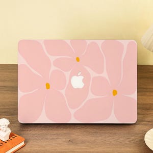 Einfache Blumen Malerei Macbook Fall Laptop Abdeckung für Macbook Air 15 13 11 2025 M4 A3240 A3241 Macbook Pro 13 14 15 16 Macbook M1 M2 M3 2025
