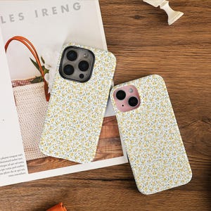 Yellow Floral Simple Phone Case Slim Cover For New 16e iPhone 16 15 14 13 Pro Max iPhone iPhone 16 15 14 Plus X XS XR SE iPhone 13 12 Mini