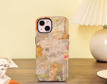 Leuke Winnie de Pooh Telefoon Case Cover Voor Nieuwe iPhone 17 Pro Max 17 Air 17 Pro 16/15/14/13/12 pro max 16 15 14plus 16e 12/13 mini XS X XR SE