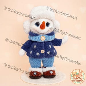 Snowy the snowman amigurumi crochet pattern, instand download, amigurumi suitcase, amigurumi base, español patrón, ebook doll crochet