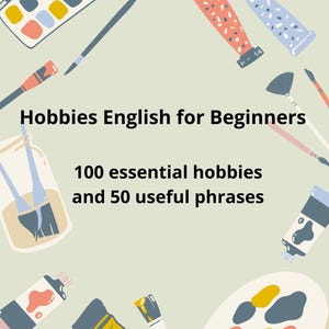 English Vocabulary for Hobbies PDF – Learn Phrases & Words for Conversations