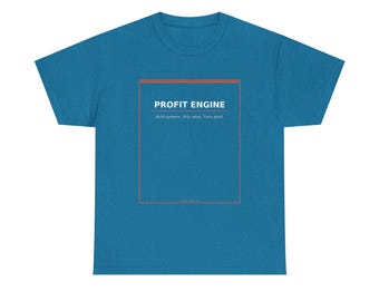 Profit Engine T-Shirt, Entrepreneur Shirt, Business Owner Gift