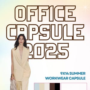 Office Capsule Wardrobe 2025