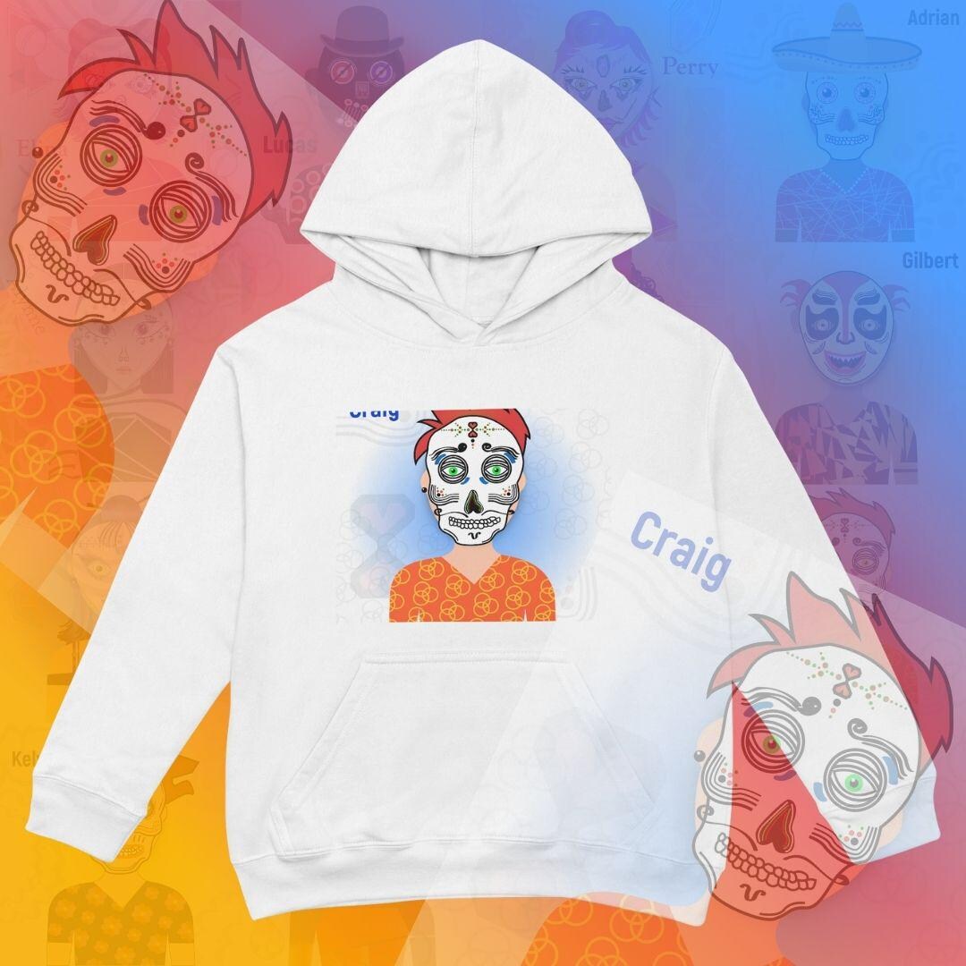 Colorful Masked Boy Digital Art Print – Unique Digital Illustration ...