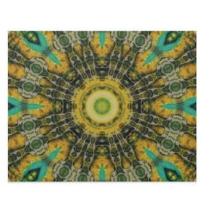Mandala Puzzle - 120, 252, 500-Piece, Nature Art Puzzle, Unique Gift, Relaxation, Mindfulness Activity, Home Décor, Mirrored Art,
