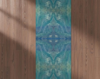 Tranquil Boho Yoga Mat for Fitness, Meditation, Home Gym Essentials