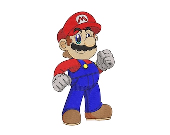 Super Mario Embroidery Design - Digital Download