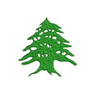 Libanesisk cederträdbroderidesign