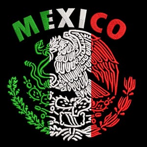 MEXICO Embroidery Design