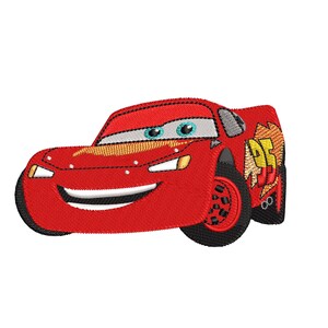 Lightning McQueen Embroidery Design - Digital Download