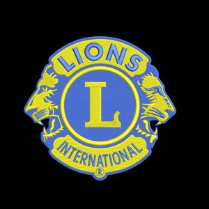 Borduurontwerp LIONS INTERNATIONAL