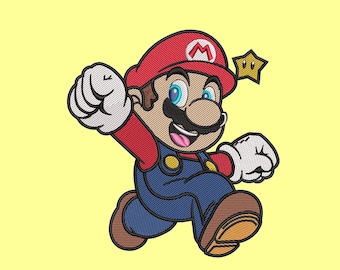 Super Mario Embroidery Design - Digital Download