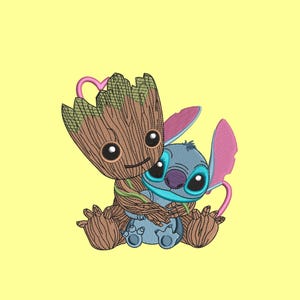 Groot and Stitch Stickdatei