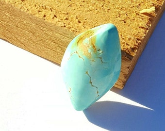 Turquoise gemstone  cabochon Natural Freeform 23 x 15 mm semiprecious stone rare quality