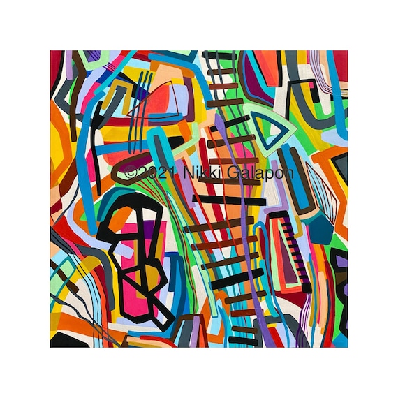 現代アート 抽象アクリル原画　美品 テクスチャーアート モダン 現代アート 絵画 原画 抽象画