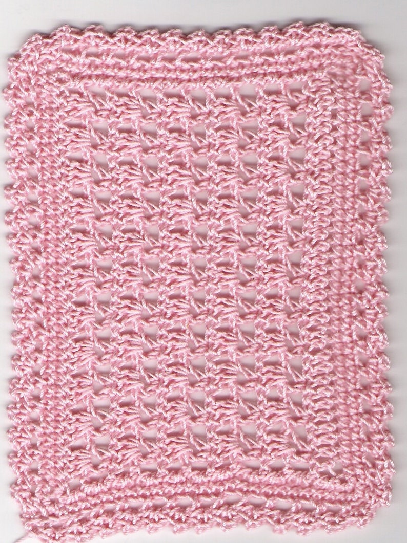 Crocheted Dollhouse Blanket Ivory or Many Other Colors image 3