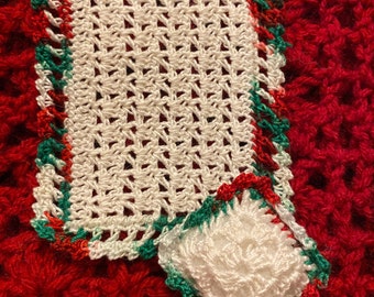 One orTwo Tiny Christmas Crochet Pillows