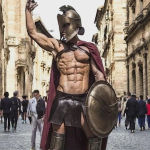 300 spartan Full Costume Medieval Warrior Full Armor Suit Knight Wearable Armour Costume Halloween Costume