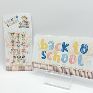 Rastreador de ahorros para la vuelta al cole. Relleno de efectivo, Carpeta de presupuesto, A6, Sobres para dinero, Ahorros, Desafíos, Uniforme.