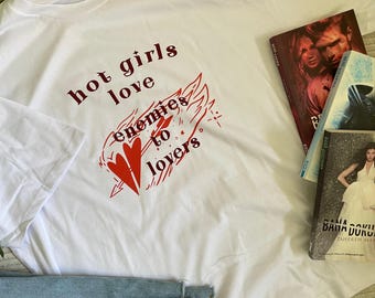 Book Lover Crewneck Shirt: Enemies to Lovers, Bookish Gift