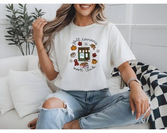 Fall romance book club tshirt